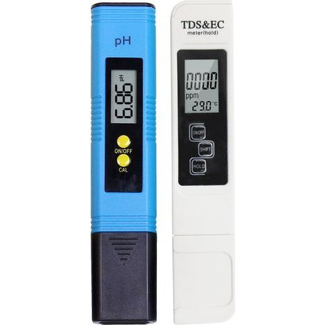 Ph Mètre, Testeur ph Piscine 4 en 1 PH Metre Electronique TDS Metre de Qualité de l'eau et ph Test pour Potable Aquariums Hydroponie Piscine, Aystème RO, Laboratoire (1/2)