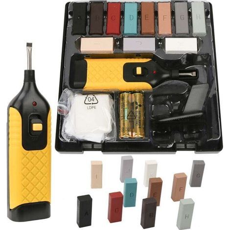 Kit de reparación de azulejos: 11 colores para suelos de azulejos, paredes de baño y suelos de mármol. (1/4)