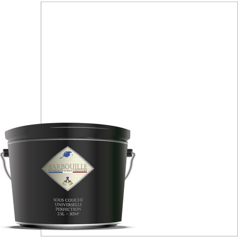 Sous Couche acrylique plâtre, béton, bois 2,5L Blanc Perfection