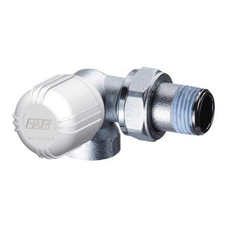 VALVOLA TERMOSTATIZZABILE A SQUADRA  DX FERRO- 1/2- FAR- pezzi 1