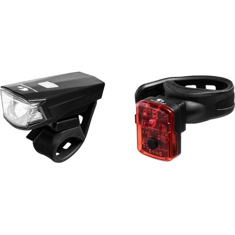 Faro per bicicletta DUO Blaze con cavo micro USB anteriore + posteriore - LA-FBS0111 (1/3)