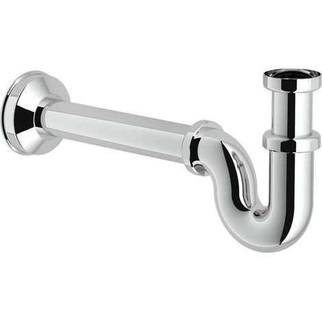 Hansgrohe Sifones - Sifón curvo para bidé, modelo estándar, cromo 55237000 (1/2)