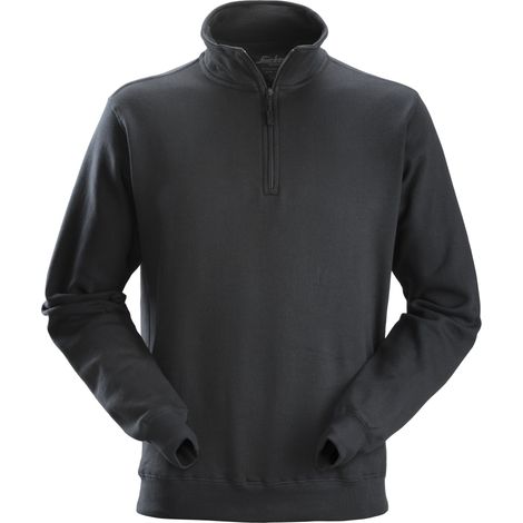 SUDADERA MEDIA CREMALLERA NEGRO T.L SNIK ROPA / MANOS TALLA L COLOR AZUL