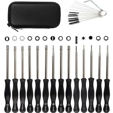 14-teiliges Vergaser-Einstellschraubendreher-Set für Kettensägen, Freischneider und Vergaser. (1/5)