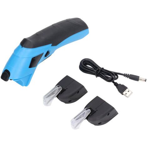 Ciseaux électriques sans fil rechargeables par USB pour la découpe de tissus, avec 2 lames (1/5)