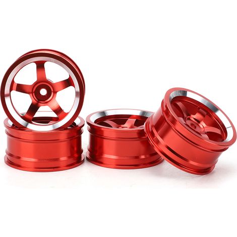 Stück 1/10-Scale-Aluminiumfelgen für HSP 94123 RC-Car, Drift-Zubehör (1/5)