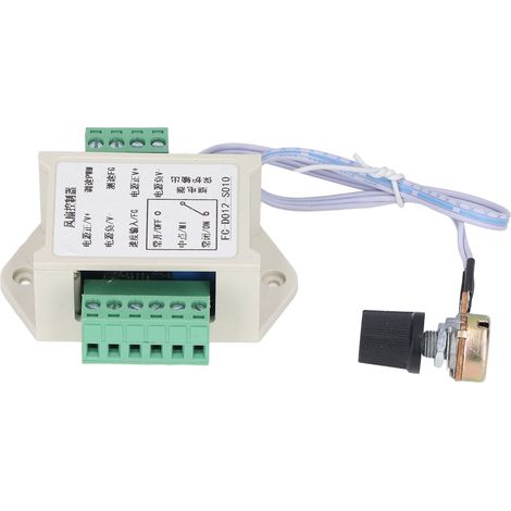 Régulateur vitesse ventilateur PWM 4 fils 12V avec détection arrêt moteur FC-D012-S010 (1/5)