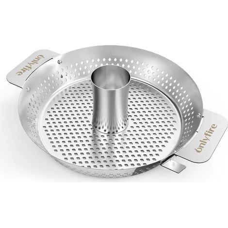 Support de Cuisson en INOX pour Poulet et Barbecue, Compatible avec Le Système Weber Gourmet BBQ, Accessoire pour Weber (1/5)