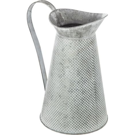 Carafe déco métal & zinc "Chiné" hauteur 28 cm Atmosphera (1/2)