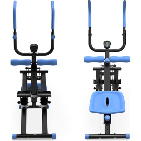 Attrezzo fitness 2 in 1 stepper e addominali pieghevole OKMYHOME (1/2)