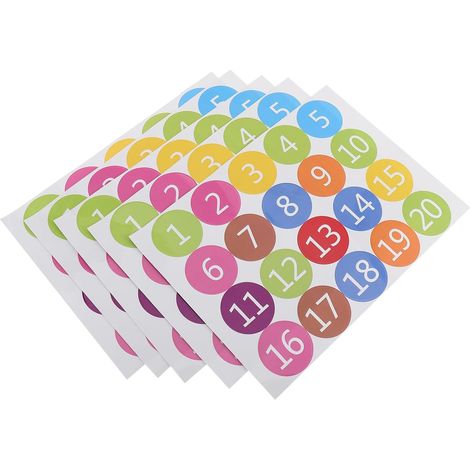 citrouille 500 feuilles autocollants imperméables en forme (1/5)