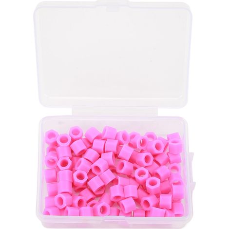 100 anneaux dentaires en silicone violet pour instruments dentaires, accessoires de marquage (lot de 100 pièces) (1/5)