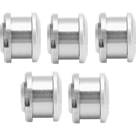 Satz mit 5 einzelnen Kettenblattschrauben aus Aluminiumlegierung für Mountainbikes (silber) (1/5)