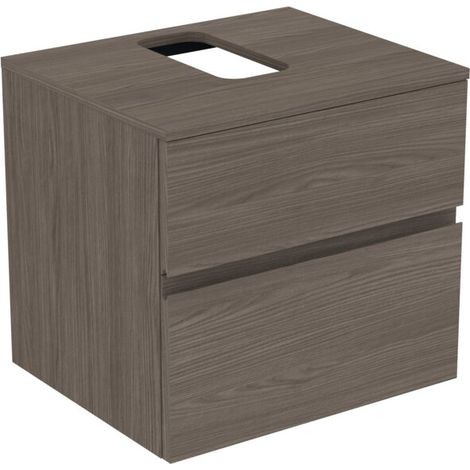 Ideal Standard E3496UR WT Armoire sous-lavabo Finesse Découpe g/d (1/3)