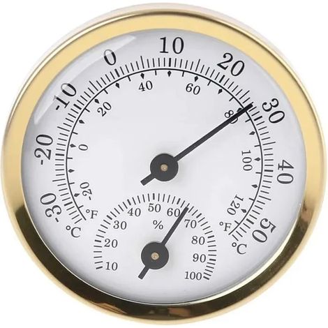 Affichage analogique de la température et de l'humidité pour thermomètre et hygromètre d'intérieur[DB] (1/4)