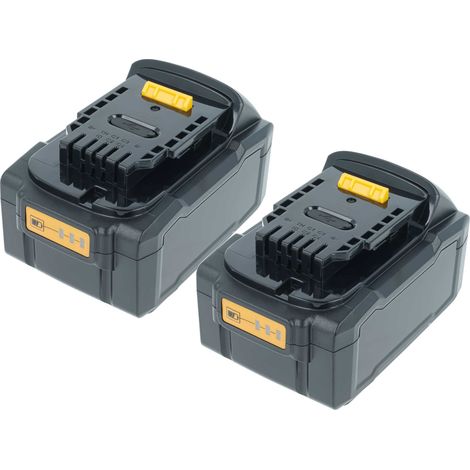 vhbw 2x Battery compatible with Dewalt DCH273N, DCH254M2, DCH253N, DCH273, DCH253, DCH213 Power Tools (5000 mAh, Li-Ion, 18 V), 1x USB C port (1/4)