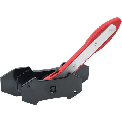 Outil d'étrier de frein à cliquet, tige de poussée de piston de frein pneumatique rotative à 360°, outil de clé à cliquet pour piston de frein, tige de poussée de piston de frein à cliquet (rouge) (1/5)