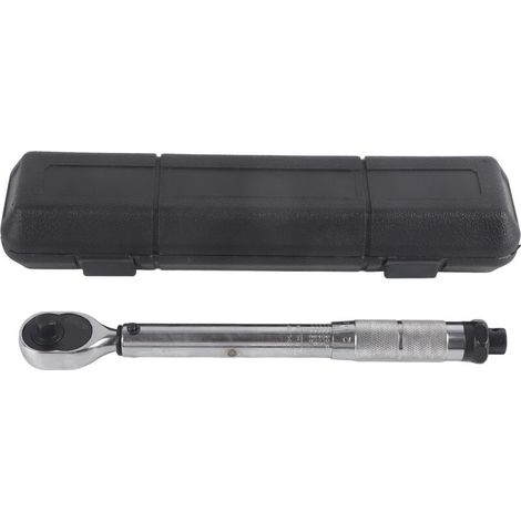 Clé dynamométrique 3/8 pouces 19-110NM, haute précision, dégagement rapide, clé à cliquet préréglée, outils de réparation automobile avec accessoires