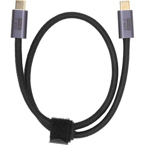 1 câble USB-C vers USB-C, transmission 20 Gbps, alimentation PD 100 W, compatibilité vidéo 8K 60 Hz, câble USB-C (1/5)