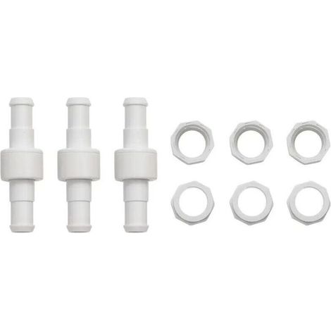 Ineasicer Pool Cleaner Tuyau Pivotant Roulement Billes D20 Remplacement pour Polaris 180 280 380 3900 Pool Cleaner Roulement Billes Pivotant D20 D15 Lot de 3 en Blanc (1/5)