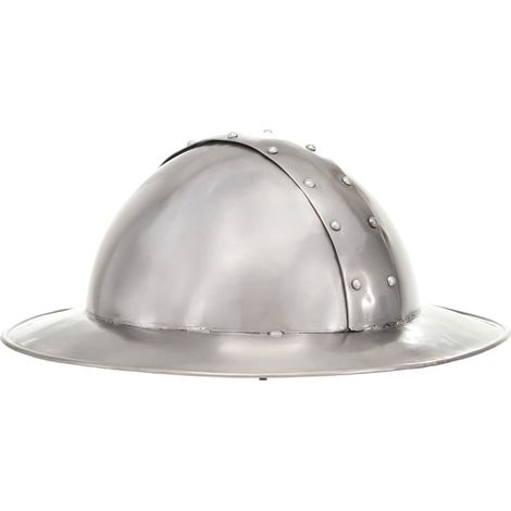 Teenpull – Mittelalterlicher Ritterhelm Antik Replik LARP Silbern Stahl (1/5)