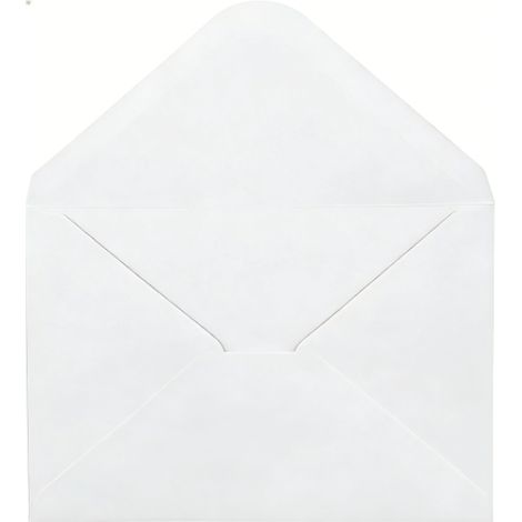 Cartes vœux vierges 4x6" – lot de 50, avec enveloppes blanches, remerciements/invitations