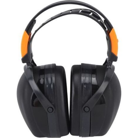 Pair - SJLERST Cache-Oreilles de sécurité Anti-Bruit, Protection Auditive Pliable sur la Tête, Cache-Oreilles Doux et Légers Antibruit avec Matériau ABS Léger pour Le Jardin, Le Tir et la Tonte (Noir) (1/5)