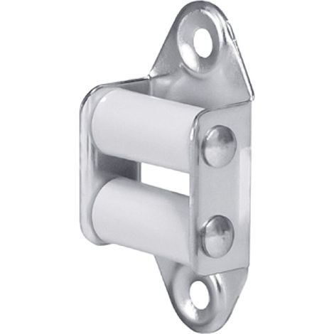 RULLO GUIDA CINGHIA verticale - rulli nylon - bianca
