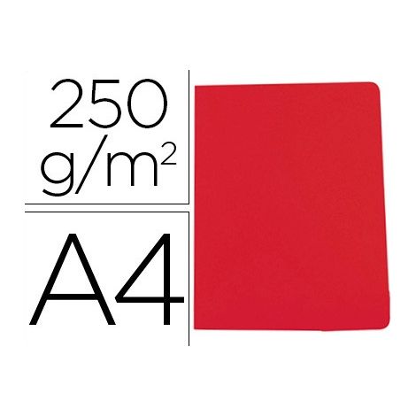 Elba Gio 400040487 - Pack de 50 subcarpetas simples, A4, color rojo