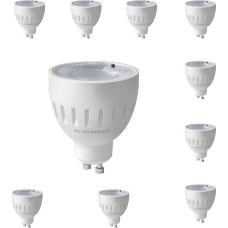 Lampadina top light gu10 6w led cct 615lm confezione