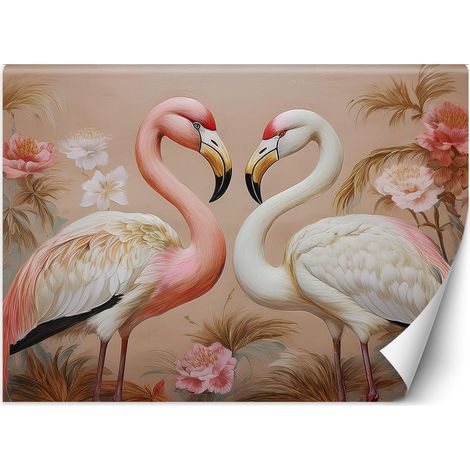 Fototapete Flamingos Tiere Liebe 150x105 cm (1/5)