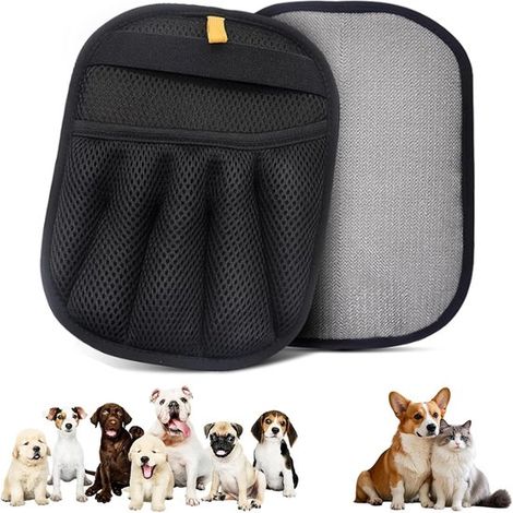 Gant épilateur électrostatique – Réutilisable – Pour chat et chien – Poils d’animaux – Nettoyage (1/5)