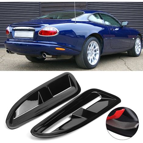 Prises d'air de capot en plastique ABS pour Jaguar XKR et XK8, noir brillant. (1/5)