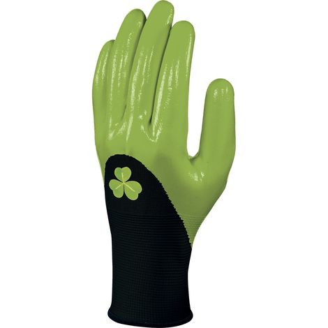 Gants Spécial Récolte Tricot Enduit Vert Sur Carte - Delta Plus