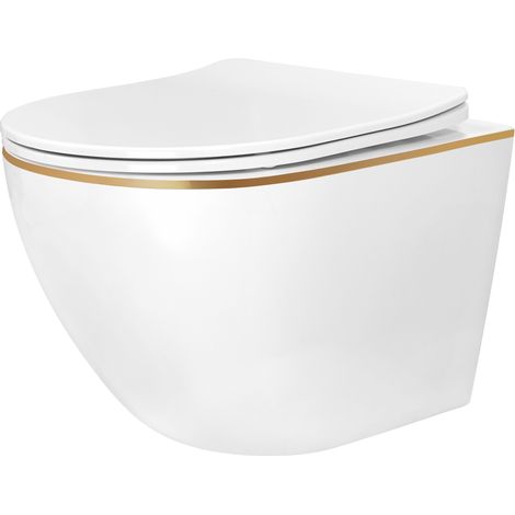 VASO WC SOSPESO REA CARLO MINI TORNADO NF 35 WHITE