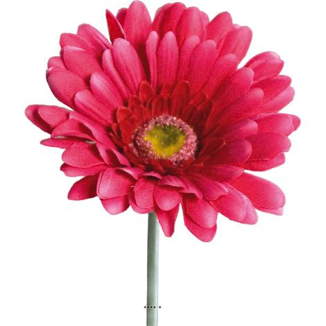 Gerbera artificiel, H 56 cm - D 11 cm superbe Rose fushia - couleur: Rose fushia 730 (1/3)
