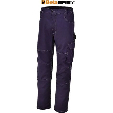 Pantalon de travail en sergé t/c beta 7840bl bleu - S