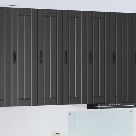 Küchenschrank Lucca Schwarz 30 x 31 x 100 cm Holzwerkstoff