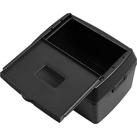 Boîte de rangement arrière multifonctionnelle pour voiture Model 3 2021, poubelle de voiture -- (1/5)