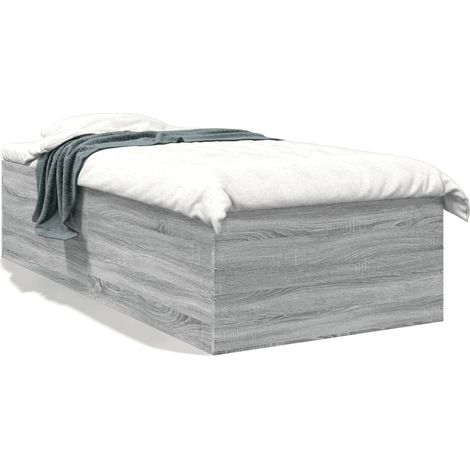 Maison Exclusive - Estructura de cama madera de ingeniería gris S