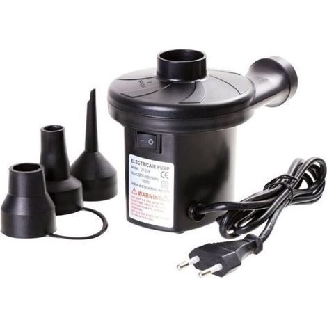 NEUFU Electric Pump 230V Inflator with 3 Accessories for Car/Camping/Bed/Balloon/Boats/Furniture EU PLUG (1/4)