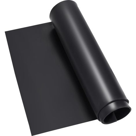 Rouleau de feuille de caoutchouc solide, 30,5 x 61 cm, bandes en caoutchouc robuste pour joints de bricolage, sol, étanchéité, doublure, bouclier, rembourrage, tapis (1/5)