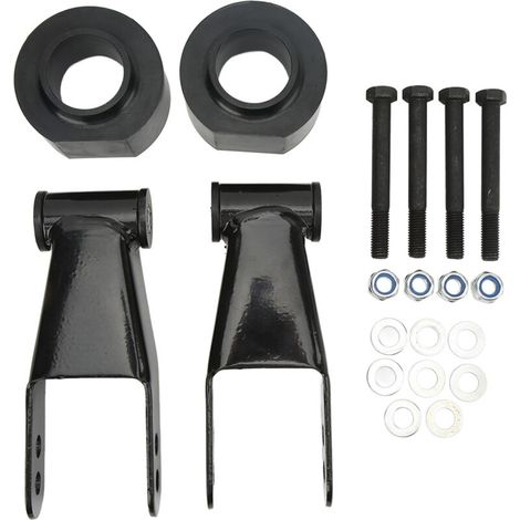 Aramox Nivellierungs-Lift-Kit, hochfester Ersatz-Nivellierungs-Lift-Kit 2 Zoll vorne und hinten für Cherokee XJ 2WD 4WD 1984-2001.