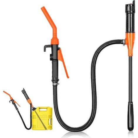 Pompe à carburant multifonctionnelle, fonctionnant sur batterie, avec un débit allant jusqu'à 9 litres par minute (2,4 GPM), compatible avec l'essence, le diesel et l'eau. (1/5)