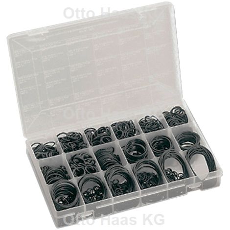 HAAS O-Ring-Sortiment 7370 für Hansa Armatur, 845 Stück, Gummi, Dichtung