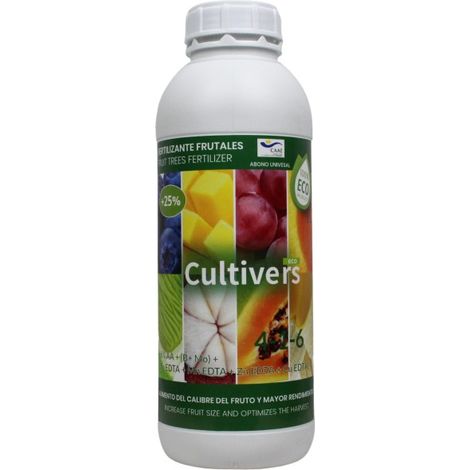 CULTIVERS Abono Frutales Líquido Ecológico 1 L (1/5)