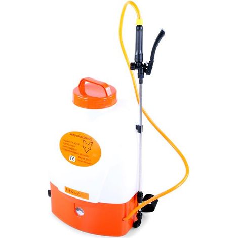 FUXTEC FX-AD18 Rückentragbar Akkusprüher - gepolstrter Tragegurt - 18 Liter Tank