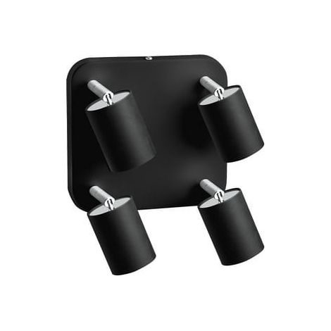 Plafonnier spot Nowodvorski Eye noir métal 4xGU10 LED (1/2)