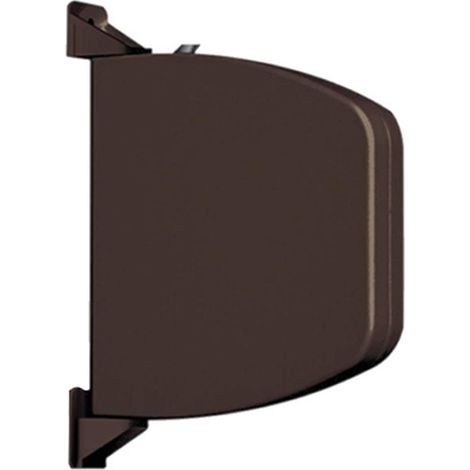 Recogedor persiana mini marron cinta 18 mm abatible 70040114