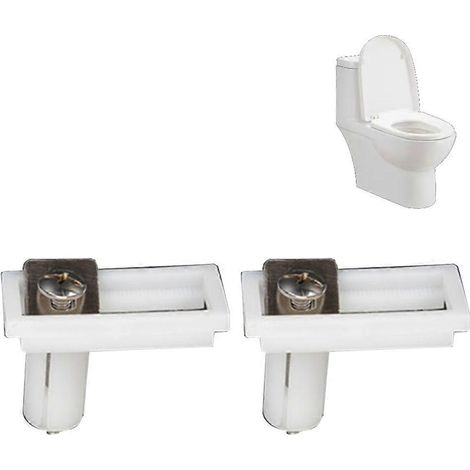 Vis universelles pour abattant de WC, accessoires de fixation pour anneau d'abattant de WC, connecteurs de WC, forme rectangulaire supérieure 4924 mm (1/5)